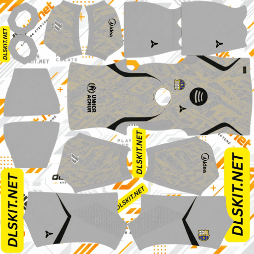 Barcelona DLS Kit – 512x512 Dream League Soccer 2026/27 Barcelona away gk 2027