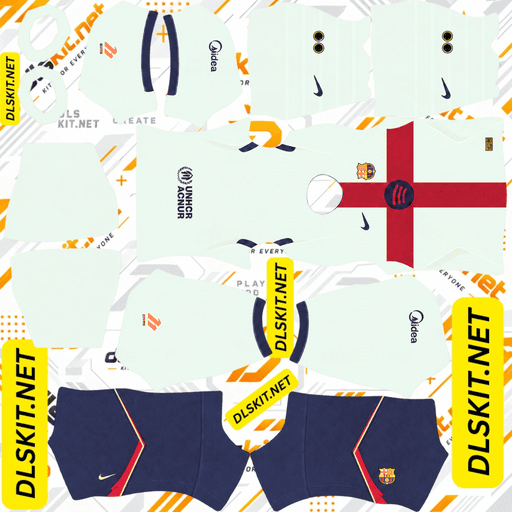 Barcelona DLS Kit – 512x512 Dream League Soccer 2026/27 barcelona 4th dls kit