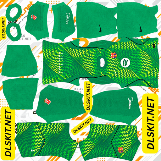 Barcelona DLS Kit – 512x512 Dream League Soccer 2026/27 barcelona home gk dls kit