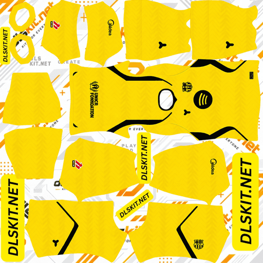 Barcelona DLS Kit – 512x512 Dream League Soccer 2026/27 barcelona third gk kit