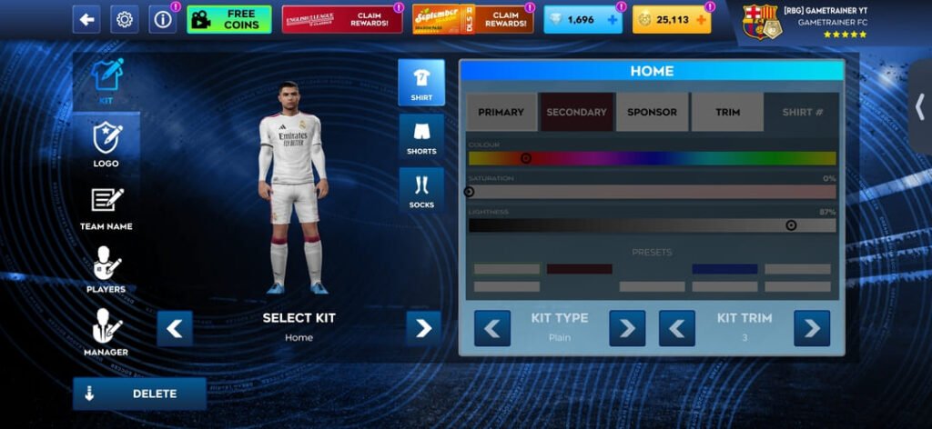 real madrid dls logo