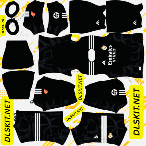 real madrid home gk dls kit
