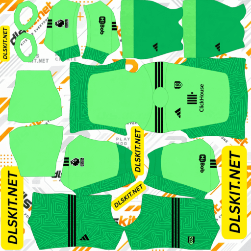 Fulham Fc DLS Home GK Kit