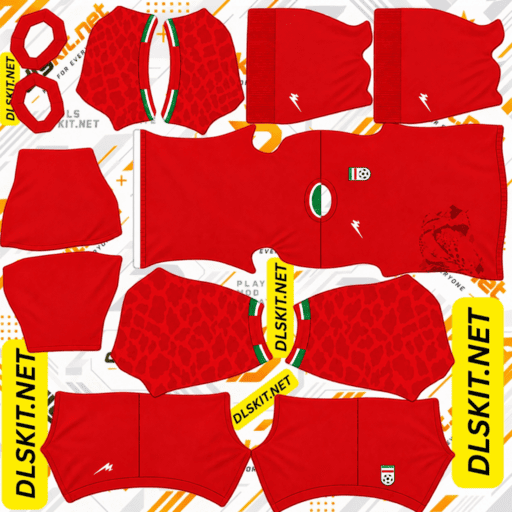 Iran DLS Kit – 512x512 Dream League Soccer Kits 2026/27 Iran DLS Away Kit
