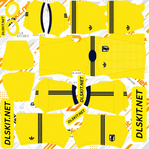 Japan DLS Kit – 512x512 Dream League Soccer Kits 2026/27 Japan DLS Away GK Kit