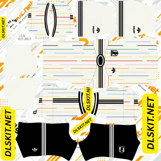 Japan DLS Kit – 512x512 Dream League Soccer Kits 2026/27 Japan DLS Away Kit