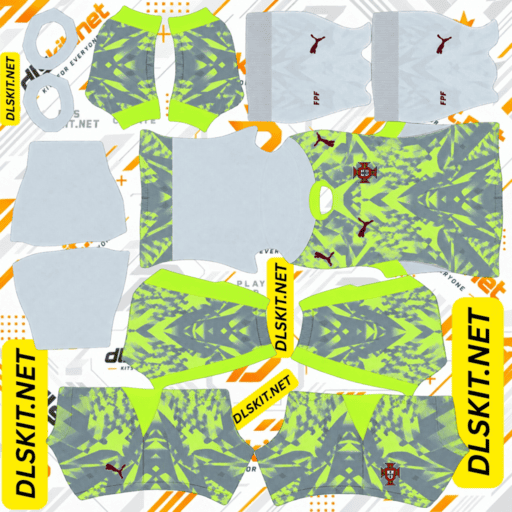 Portugal DLS Kit – 512x512 Dream League Soccer Kits 2026/27 Portugal DLS Away GK Kit
